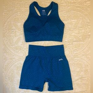AYBL Teal Speckled Activewear Set
